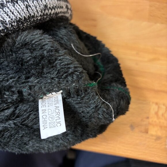 New York Jets Hat Cap Mens Beanie Gray Green Knit Winter Hat - Picture 2 of 7